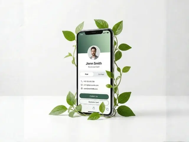 استفاده از کیو آر کد و کارت ویزیت الکترونیکی برای حفاظت از محیط زیست