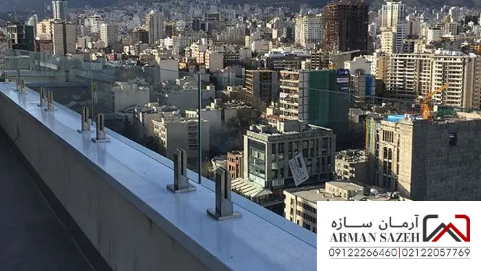 هندریل شیشه ای آرمان سازه
