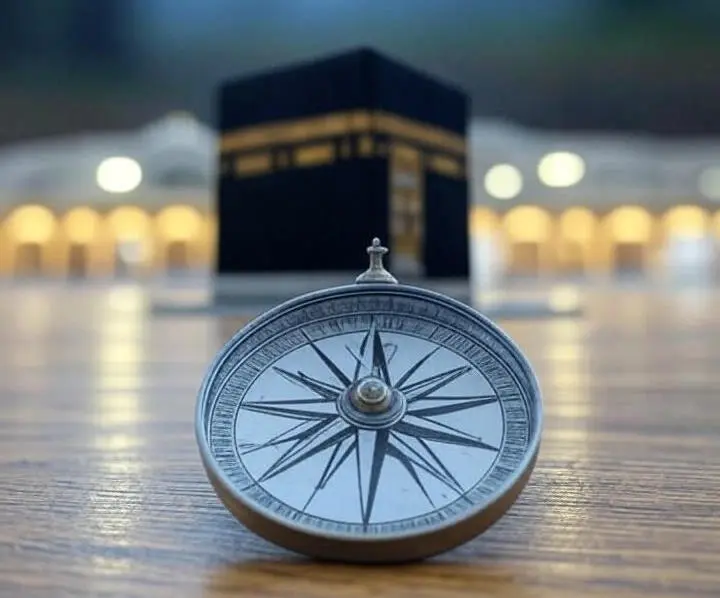 قبله نما آنلاین با استفاده از online compass