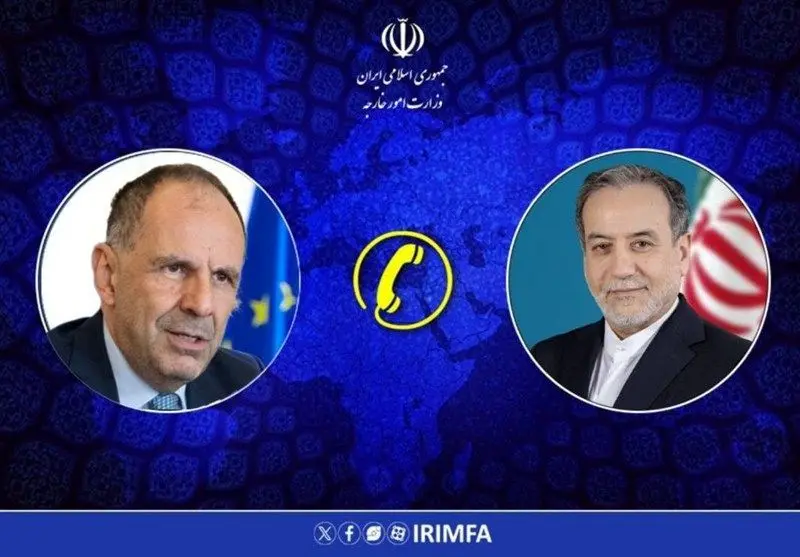 وزیران خارجه ایران و یونان درباره تحولات منطقه پس از توقف تجاوز صهیونیستی گفتگو کردند