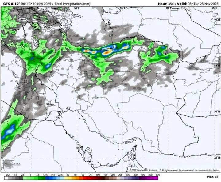 تأخیر در بارش‌های پاییزی به دلیل پدیده پرفشار جنب حاره‌ای