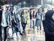 دل آسمان به رحم آمد/ بارندگی در تهران و مناطق مختلف کشور و پیش‌بینی هواشناسی و وزارت نیرو