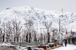 سفیدپوش شدن ارتفاعات گلستان
