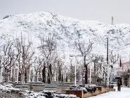 سفیدپوش شدن ارتفاعات گلستان
