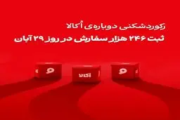اُکالا بازار سوپرمارکت آنلاین را تسخیر کرد؛ ثبت بی‌سابقه‌ترین حجم سفارش روزانه