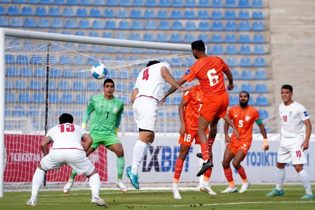 پیروزی قاطع ایران برابر هند با نتیجه ۳ بر صفر