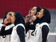 صعود مقتدرانه دختران والیبال ایران به فینال آسیا