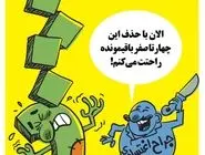 حذف چهار صفر از پول ملی/کاریکاتور محمدرضا ثقفی