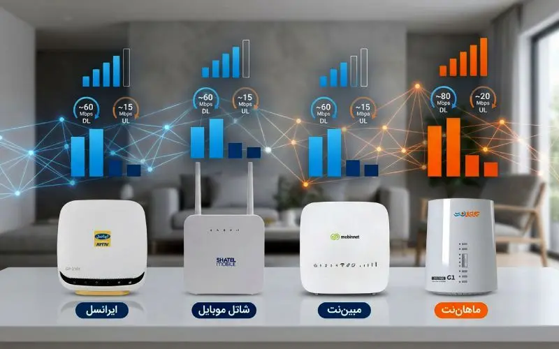 مقایسه دقیق اپراتورهای TD LTE در ایران ؛ تجربه‌ای شخصی و تحلیل‌شده