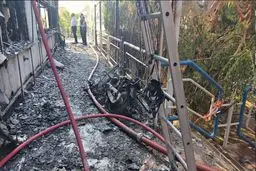 اعلام جزئیات آتش‌سوزی در بیمارستان تهران 