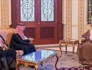 دیدار فیصل بن فرحان و هیثم بن طارق در مسقط

