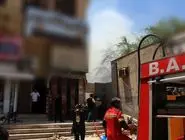 نجات زن ۳۵ ساله از آتش در شوش