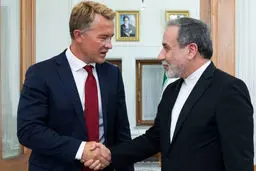 دیدار معاون وزیر خارجه نروژ با وزیر امور خارجه ایران