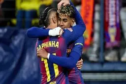 خلاصه دیدار ویارئال و بارسلونا