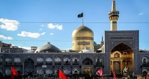مراسم عزاداری و مرثیه‌سرایی در آستان قدس رضوی با حضور خیل دلدادگان اهل بیت(ع)  