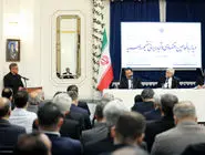 عارف با تجار ایرانی در مسکو دیدار و راهبردهای توسعه تجارت با روسیه را تشریح کرد
