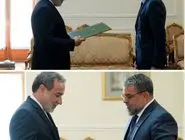  سفرای جدید فرانسه و برزیل استوارنامه خود را به وزیر خارجه ایران تقدیم کردند