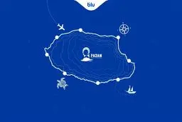 بلو، حامی ماراتن بزرگ کیش شد