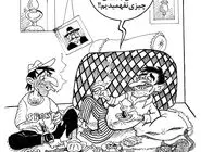 کشت خشخاش در ایران/کاریکاتور احمد عربانی