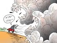 تهران آلوده‌ترین شهر جهان/کاریکاتور کیوان زرگری