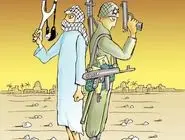 فلسطین و اسرائیل/کاریکاتور جواد علیزاده