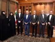 دیدار نایب‌رئیس مجلس ایران با رئیس پارلمان لبنان در بیروت
