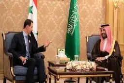 رایزنی بشار اسد با بن سلمان در ریاض