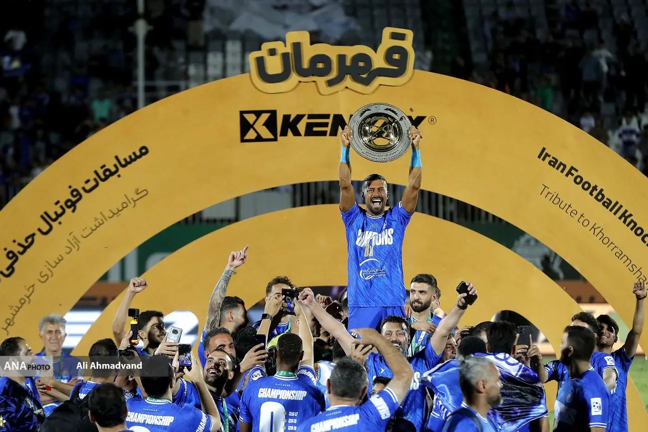 ویدیویی جذاب از جشن قهرمانی استقلال در جام حذفی