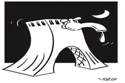 بحران آب در تهران/ کاریکاتور محمدرضا ثقفی