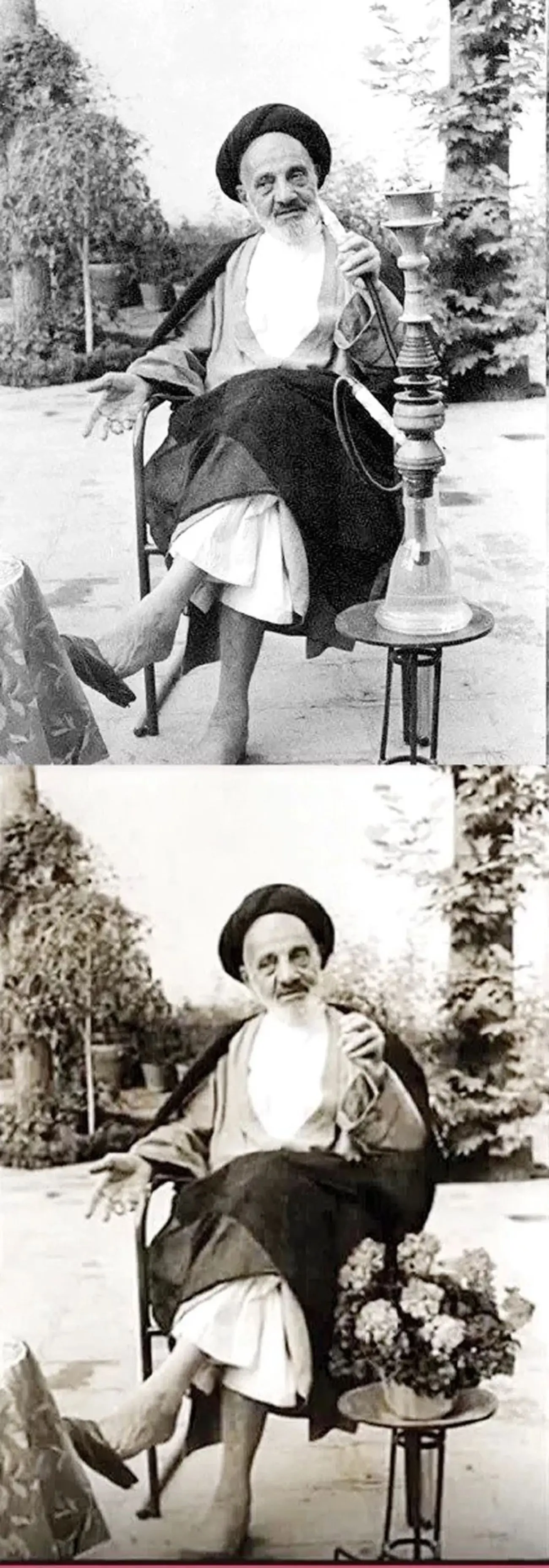 جای قلیانها گلدان بکارید
