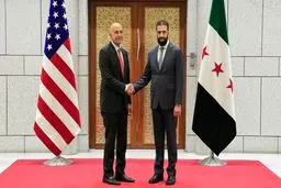 دیدار غیرمنتظره الجولانی با هیئت آمریکایی در دمشق