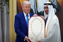 ویدئویی از هدیه ویژه اماراتی‌ها برای دونالد ترامپ