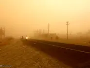 گرد و غبار حاجی‌آباد زیرکوه را در وضعیت بحرانی قرار داد