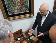 اهدای چهار کیت دارویی هسته‌ای ایرانی توسط قالیباف به رئیس جمهور کوبا
