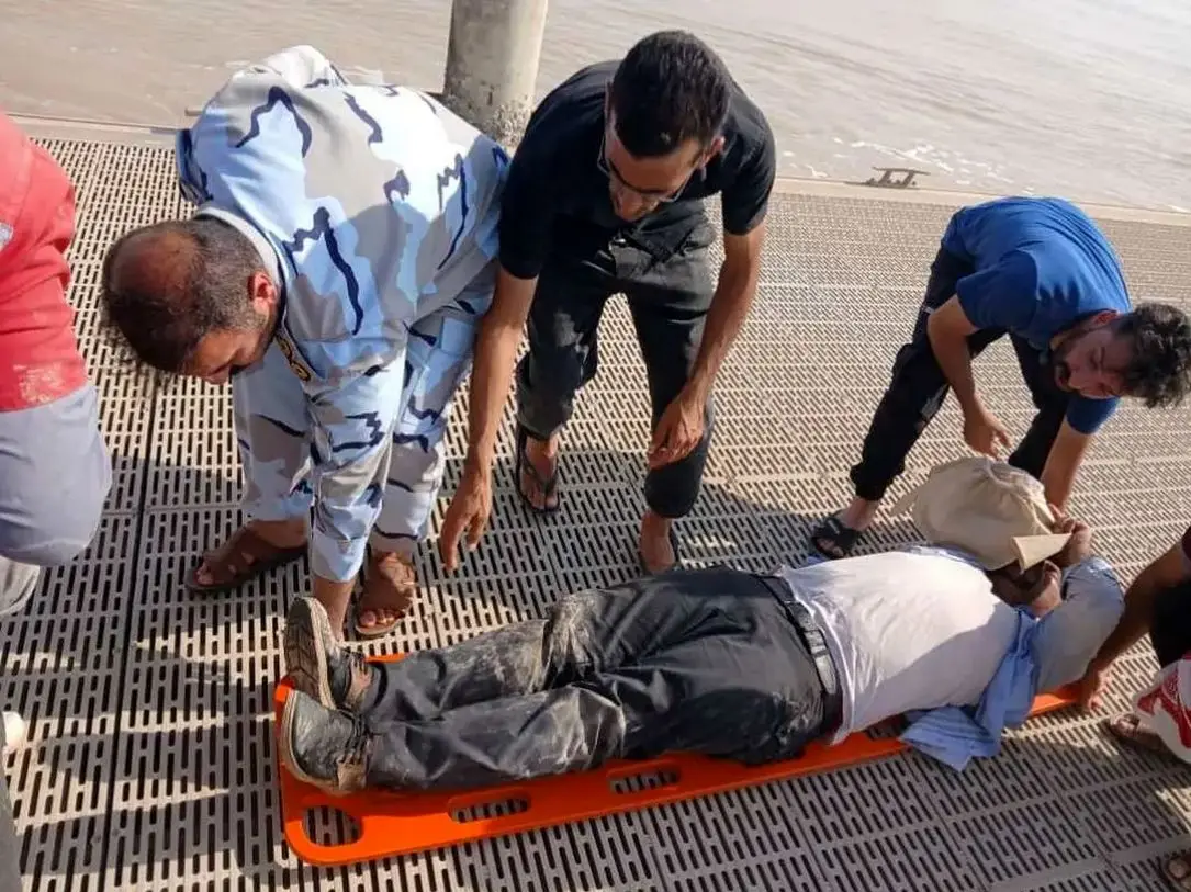 نجات ۹ نفر از باتلاق خور سنگی توسط مرزبانان