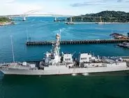 ناو جنگی آمریکا در نزدیکی سواحل ونزوئلا پهلو گرفت