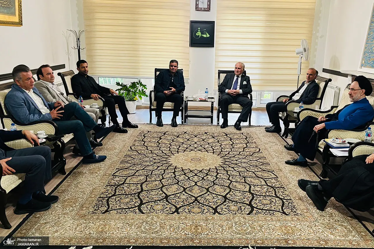 پرسپولیسیها با سید محمد خاتمی دیدار کردند + عکس