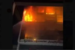 آتش سوزی گسترده در عراق با ده ها کشته و زخمی