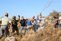 شهرک‌نشینان اسرائیلی به غزه هجوم آوردند+فیلم