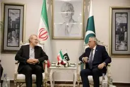 لاریجانی با رئیس جمهور و نخست وزیر پاکستان دیدار کرد
