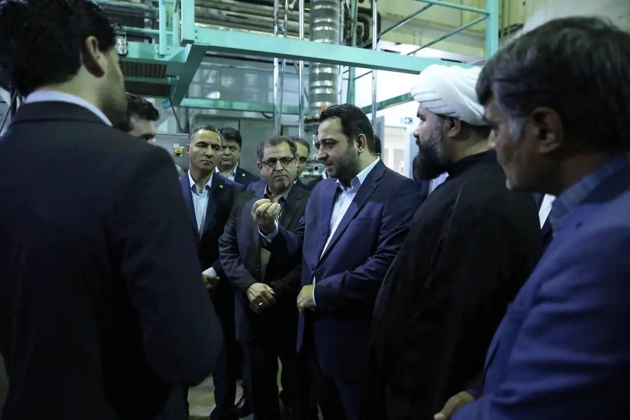 بازدید مدیرعامل بانک صادرات ایران از شرکتهای صنعتی کاشمر