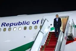 پزشکیان وارد چین شد
