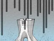 آلودگی تهران/کاریکاتور جمال رحمتی