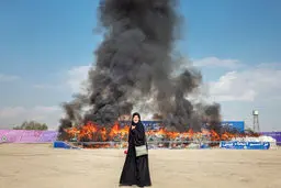 دیروز روز عجیبی بود/ درباره عکسی از مراسم امحای ۲۰ تن انواع مواد مخدر