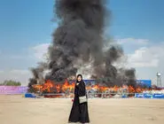 دیروز روز عجیبی بود/ درباره عکسی از مراسم امحای ۲۰ تن انواع مواد مخدر