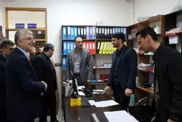 بازدید رئیس بنیاد مسکن از ستاد بازسازی جنگ ۱۲ روزه در آستانه‌اشرفیه