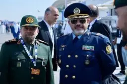 حضور وزیر دفاع ایران در نمایشگاه هوایی دبی ۲۰۲۵
