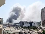 مجتمع تجاری ونوس انزلی دچار حریق شد 