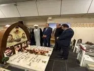نمایندگان بنیاد شهید بر مزار شهید نصرالله در بیروت حاضر شدند
