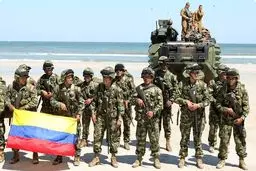 استقرار بیش از ۳۰ هزار سرباز کلمبیایی در مناطق مرزی